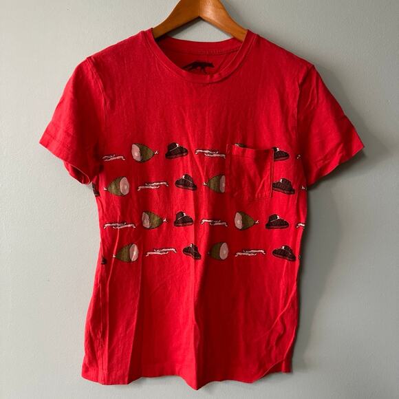 Adult Size S Weird Funky Meat Short Sleeve Shirt - Picture 1 of 6